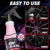 imageCarfidant Rim Reactor Wheel Cleaner Spray  Removes Brake Dust ampamp Grime  Thick Gel Dilutable  pH Neutral NonAcidic  Safe for Chrome Black Painted ampamp Alloy Wheels  16 fl oz16 Ounce Pack of 1