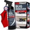 imageCarfidant Bug Remover Heavy Duty Spray  Cars Exterior Cleaner  Easily and Powerful Clean Bug Splatter Bird Poop From Paint Plastic Rubber Metal Chrome Glass  18 fl ozBug Remover Heavy Duty  Towel