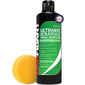 imageCarfidant Green Car Scratch Remover  Ultimate Scratch and Swirl Remover for Green Color Paints  Polish ampamp Paint Restorer  Easily Repair Paint Scratches Scratches Water Spots Car Buffer Kit