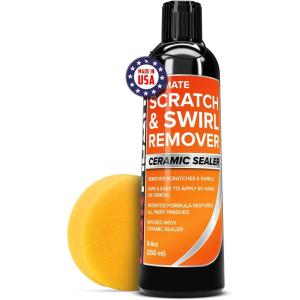 imageCarfidant Scratch and Swirl Remover  Car Scratch Remover for Vehicles Paint  Polishing Compound for Cars  Universal Repair Car Paint  84 fl Oz with Buffer Pad84 fl Oz