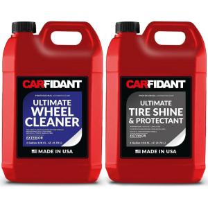 imageCarfidant Wheel ampamp Tire Cleaner Gallon  Tire Shine Gallon  Easily Removes Brake Dust Oil Dirt ampamp Light Corrosion  Save for All Wheels and Tires