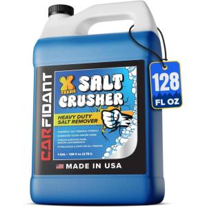 imageCarfidant Xtreme Salt Crusher  Boat Wash Soap ampamp Salt Remover  Marine Engine Flush ampamp Road Salts Neutralizer  Heavy Duty Cleaner for Boats Jetskis Cars  1 Gallon 128 fl oz128 fl oz