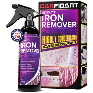 imageIron Remover Car Detailing  Iron Decon Spray Pulls Out Brake Dust Rust ampamp Fallout  Contaminant Removal for Car Paint ampamp Wheels pH Neutral Formula  16 fl oz16 fl oz