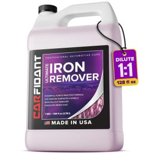 imageIron Remover Car Detailing  Iron Decon Spray Pulls Out Brake Dust Rust ampamp Fallout  Contaminant Removal for Car Paint ampamp Wheels pH Neutral Formula  16 fl oz128 fl oz