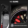 imageCarfidant Tire Shine Spray  Black Satin Finish  Premium Car Tire Dressing  Long Lasting  No Sling No Grease Formula with UV Protection  18 fl Oz with Applicator Pad1 Gallon