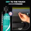 imageCarfidant Tire Shine Spray  Black Satin Finish  Premium Car Tire Dressing  Long Lasting  No Sling No Grease Formula with UV Protection  18 fl Oz with Applicator PadPlastic Restorer  84 fl oz