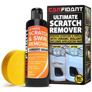 imageClarity Compound  Polishing ampamp Cutting Compound for Cars with ClarityFusion Technology  One Step Scratch Remover for Clear Coat ampamp Paint Restoration  Removes Scratches Swirls ampamp Oxidation  16 ozScratch Remover Kit